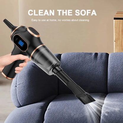ABS Wireless Car Vacuum Cleaner Handheld HEPA Dust Filter