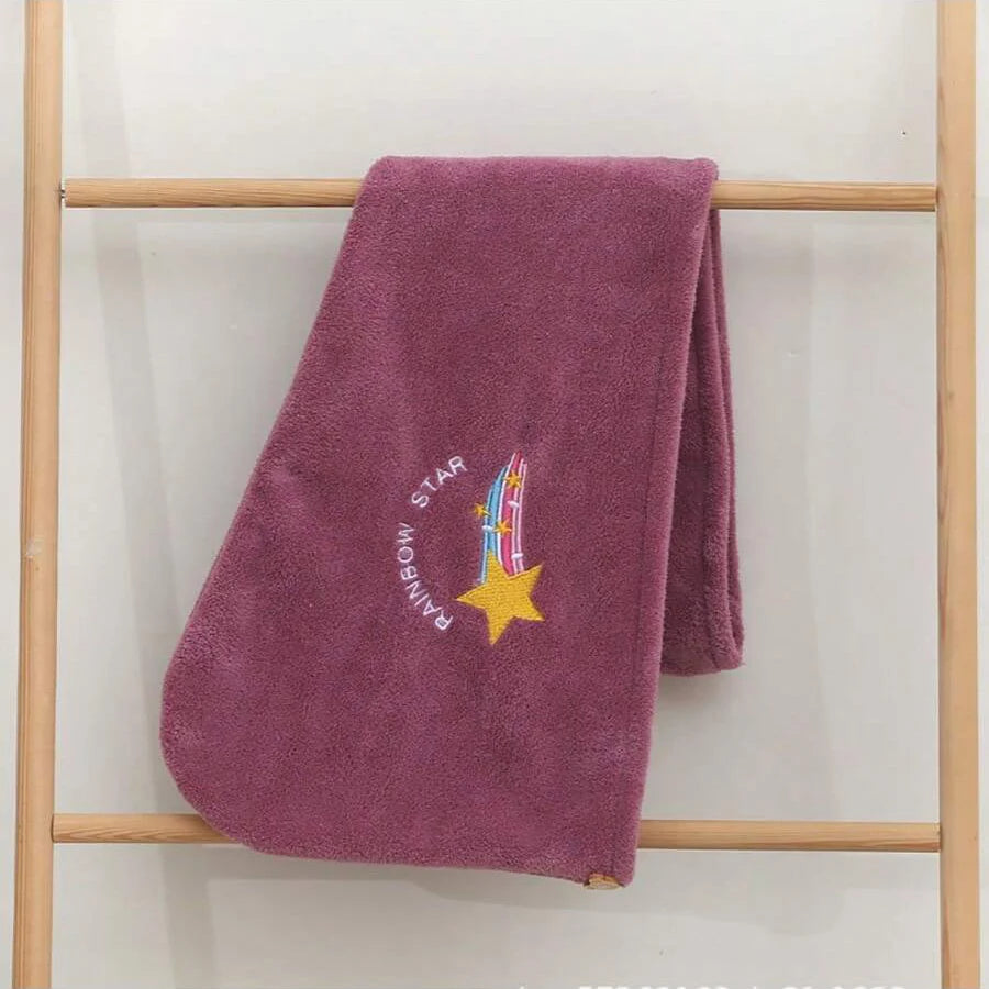 1PC Microfiber Hair Drying Cap – Quick-Dry Coral Fleece Towel Turban, Soft Shower Bandana Cap for Women & Men