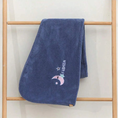 1PC Microfiber Hair Drying Cap – Quick-Dry Coral Fleece Towel Turban, Soft Shower Bandana Cap for Women & Men