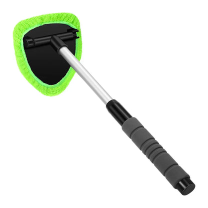 Telescopic Car Window Windshield Cleaning Brush Set Microfiber Window Glass Cleaner Car Window Cleaner Scraping Mist Eliminator
