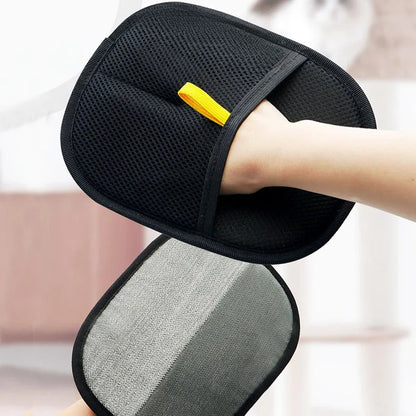 Electrostatic Pet Hair Removal Gloves – Dual-Sided Cleaning Tool