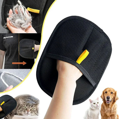 Electrostatic Pet Hair Removal Gloves – Dual-Sided Cleaning Tool
