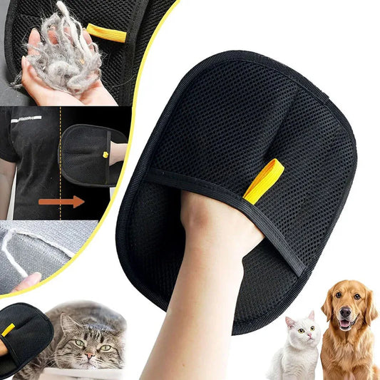 Electrostatic Pet Hair Removal Gloves – Dual-Sided Cleaning Tool