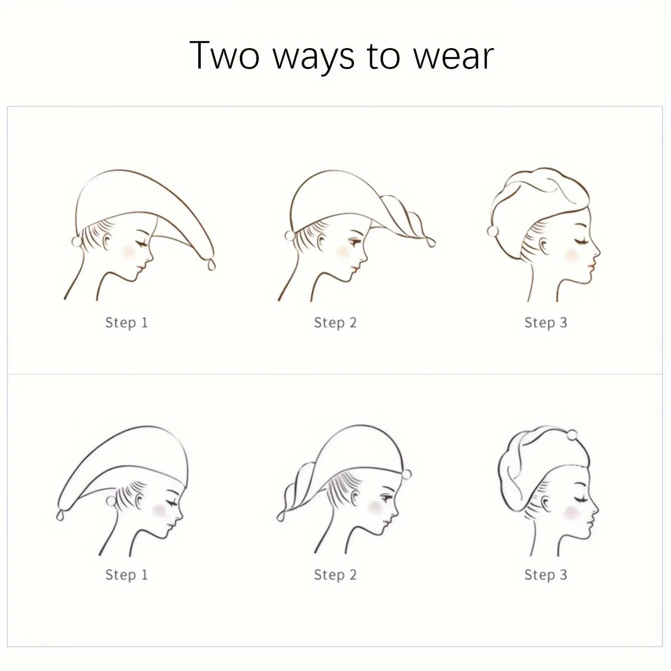 1PC Microfiber Hair Drying Cap – Quick-Dry Coral Fleece Towel Turban, Soft Shower Bandana Cap for Women & Men