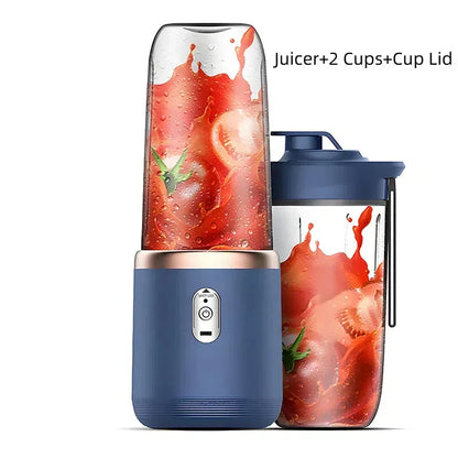 Double Cup Multifunction Usb Fruit Mixers Juicers Portable Electric Juicer Blender Fruit Juicer Cup Food Milkshake Juice Maker
