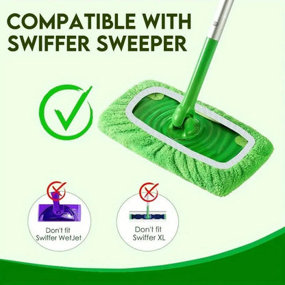 Reusable Mop Pads with High Water Absorption and Ultra-fine Fiber Cleaning Pads That Can Firmly Adhere To Most Standard Mops
