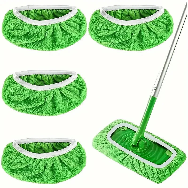 Reusable Mop Pads with High Water Absorption and Ultra-fine Fiber Cleaning Pads That Can Firmly Adhere To Most Standard Mops