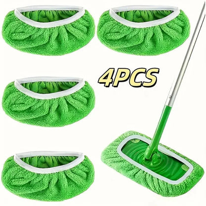 Reusable Mop Pads with High Water Absorption and Ultra-fine Fiber Cleaning Pads That Can Firmly Adhere To Most Standard Mops